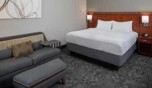 King Room with Sofa Bed and Roll-in Shower - Mobility and Hearing Accessible