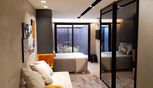 Studio with Balcony