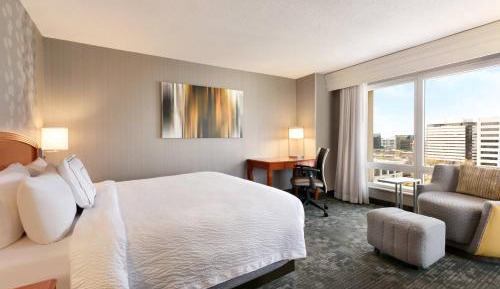 Guest room with 1 King Bed and City view