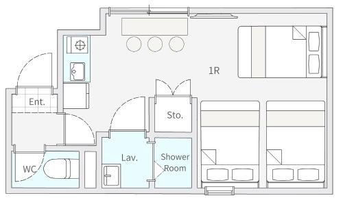 Double or Twin Room with Shower