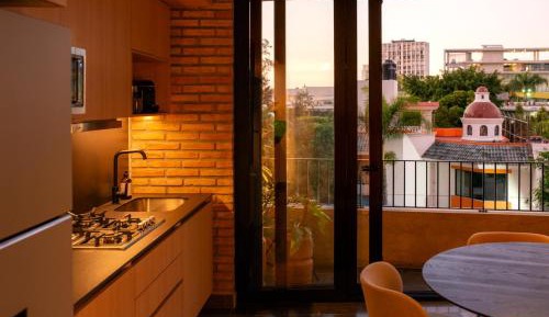 Studio with Balcony