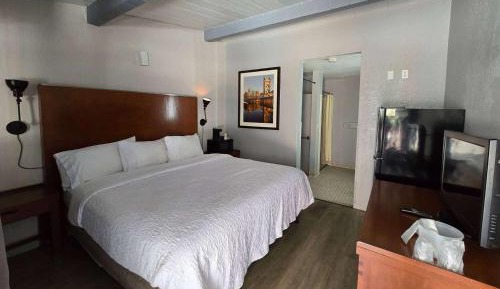 King Room with Tub and Grab Bars - Mobility/Hearing Accessible - Non-Smoking