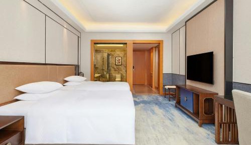 Superior Double Room with Two Double Beds and Balcony