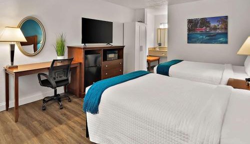 Deluxe Queen Room with Roll-In Shower - Mobility Accessible/Non-Smoking