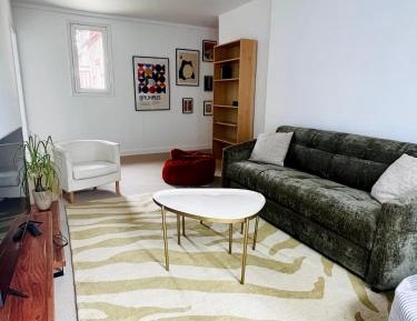 Three-Bedroom Apartment with Park View
