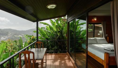 Family Room with Mountain View