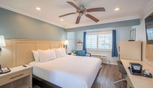 King Room with Roll-In Shower - Mobility/Hearing Accessible - Non-Smoking