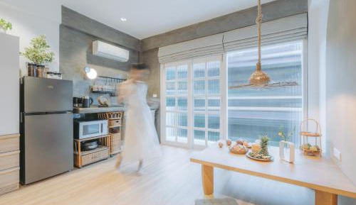 Studio with Balcony
