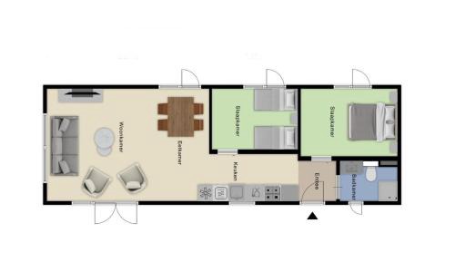 Module Flat Roof 4 persons
