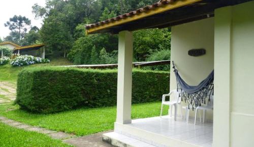 Chalet with fireplace