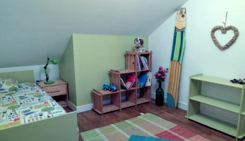 Family Room with Shared Bathroom