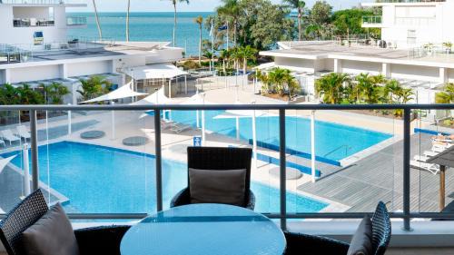 Three-Bedroom Apartment with Pool View
