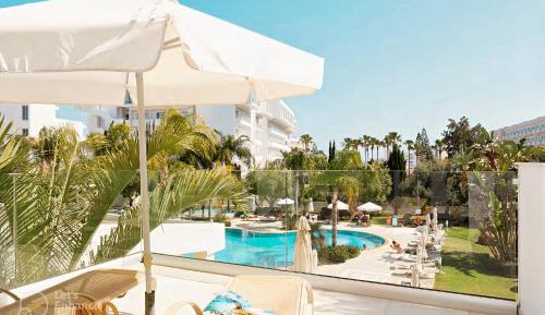 Superior Double or Twin Room with Balcony and Pool View