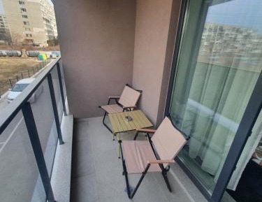 Studio with Balcony