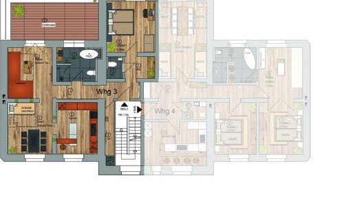 One-Bedroom Apartment with Terrace
