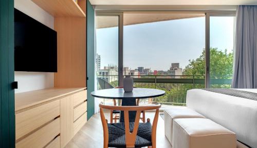Studio with Balcony
