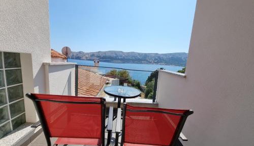 Deluxe Double Room with Balcony and Sea View