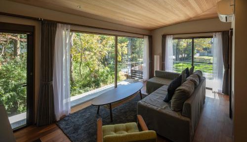 Villa A-1, 2 twin bedrooms and Living room Flat Suite, Garden View