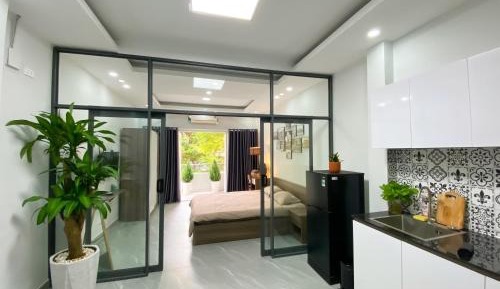 Studio with Balcony