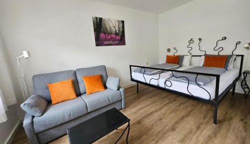 Studio with Balcony