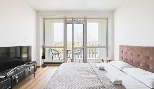 Studio with Balcony