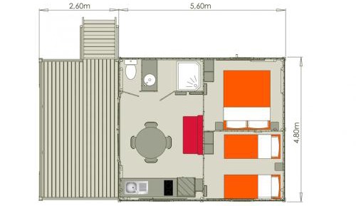 Two-Bedroom Chalet