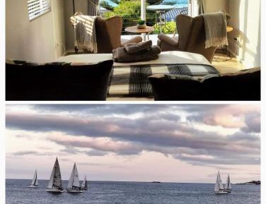 Deluxe Double Room with Patio and Sea View