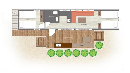 Four-Bedroom Villa with Rooftop and Wood deck 