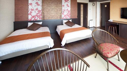 Premium Twin Room with Tatami Area - Non-Smoking