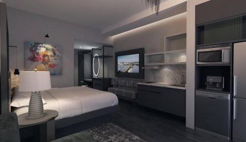 Governor's Suite, Kitchen, Larger Suite, 1 King, Sofa bed