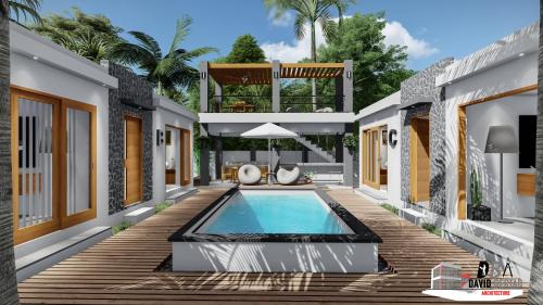 Studio with Pool View
