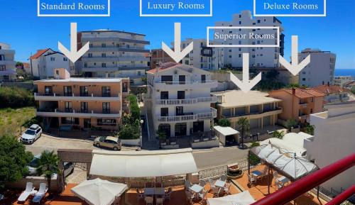 Standard Double Room with Balcony, Sea and Pool View