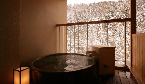 Standard Room with Tatami Area and Open-Air Bath