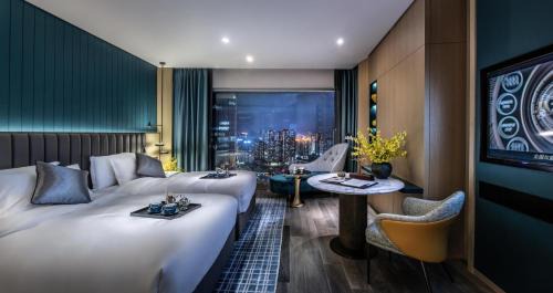 Stylish City View Twin Room							