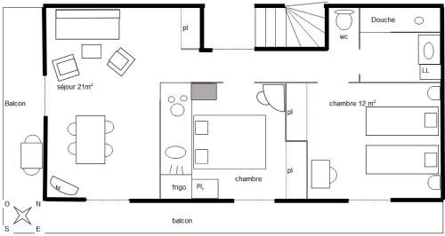 Apartment with Balcony