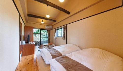 Japanese-Style Twin Room with Open-Air Bath  -  Main Building - Included free drink
