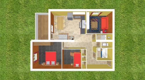 Apartment with Mountain View