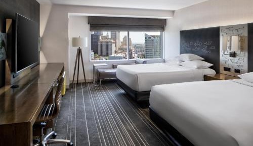 Queen Room with Two Queen Beds and City View