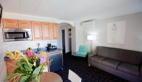 E-2 Kitchenette, One Bedroom with One Queen Bed and One Queen Sofa Bed