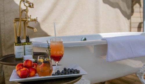 Luxury Tent with Private Plunge Pool with 2 Game Drives