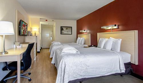 Premium Room with Two Double Beds Smoke Free (Upgraded Bedding & Snack)