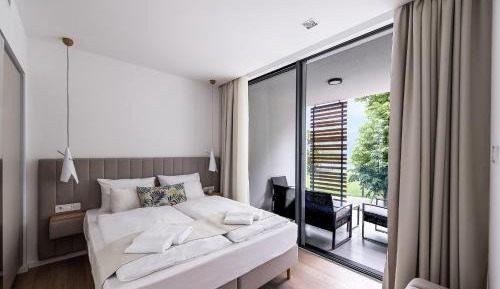 Deluxe Apartment with Balcony and Sauna