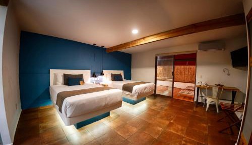 Junior Suite with Terrace 2 Double Beds
