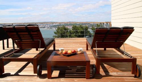 Double Room with Terrace and River View