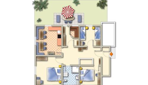 Three-Bedroom Apartment