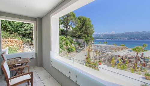 Two-Bedroom Suite with Balcony and Sea View