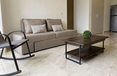 Ejidal Apartment | Dog friendly 2BR w/backyard, pool, gym, bbq, pking