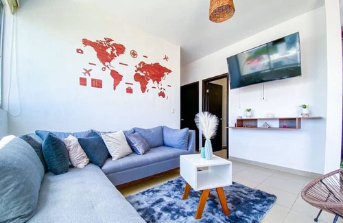 Puerto Juarez Apartment | Charming 2BD PH w/Large Terrace Great for Families