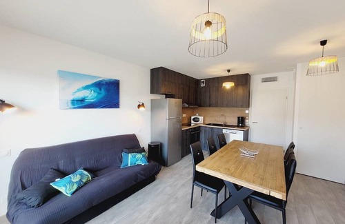 Mimizan-Plage Apartment | Beautiful duplex in a secure residence with swimming pool for 8 people in Mimizan plage
