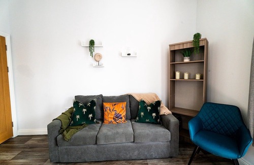Castle Apartment | Converted Chapel Swansea | King Bed | Sleeps 4.